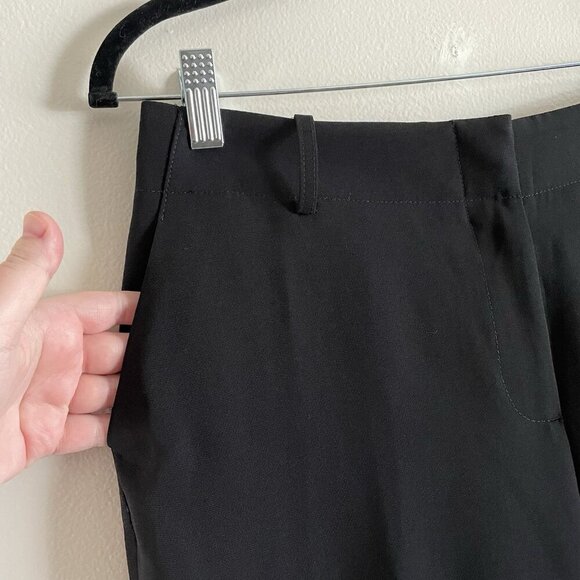 Talbots Women 8 Black Office Career Pockets Heritage Wide Leg Trouser Pants NWT - Picture 5 of 11